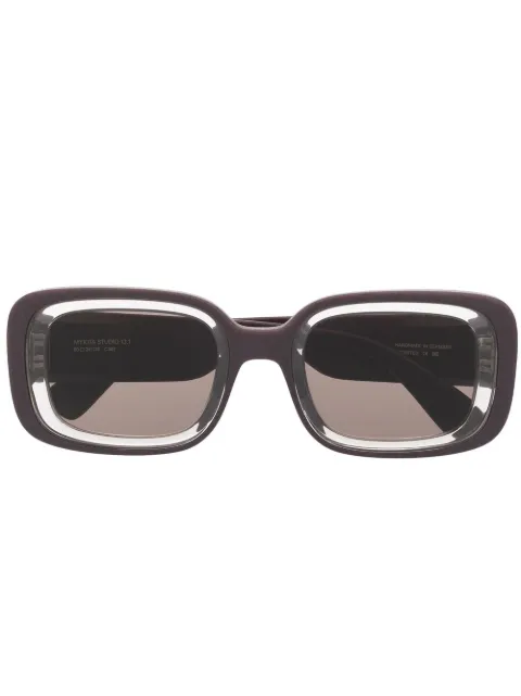 Mykita lentes de sol con armazón cuadrada