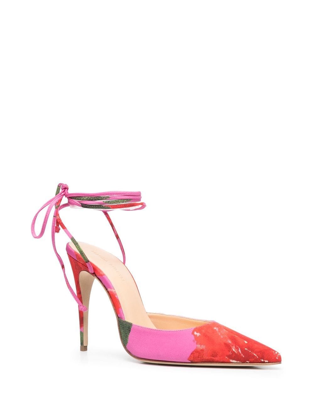 Image 2 of Magda Butrym 110mm floral pointed-toe pumps