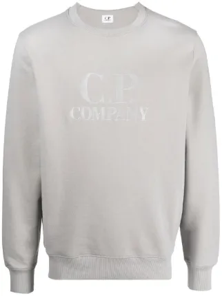 C.P. Company embroidered-logo Crew Neck