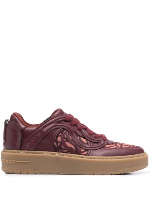 Stella McCartney panelled lace-up sneakers Women