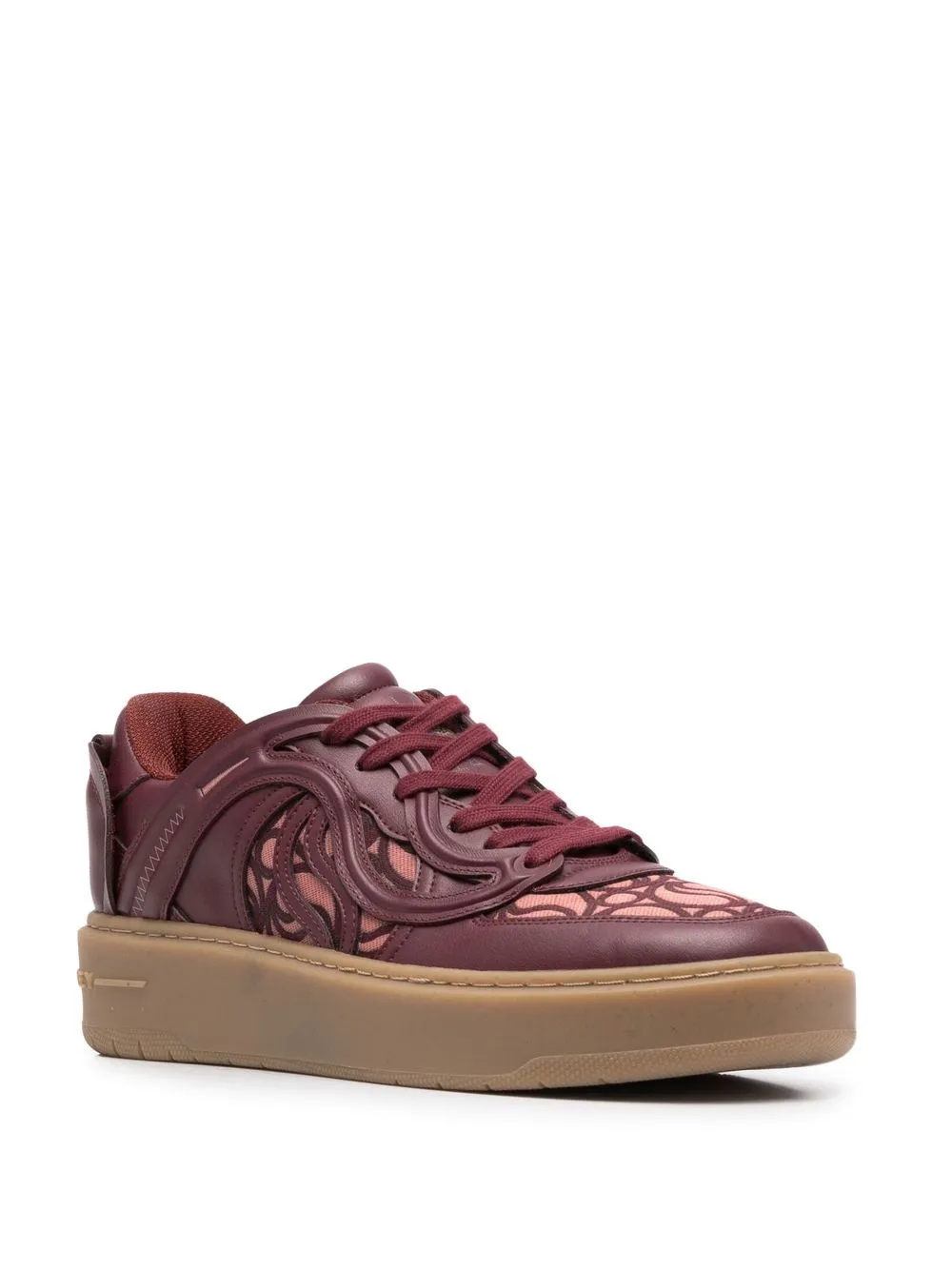 Stella McCartney Sneakers met vlakken - Rood
