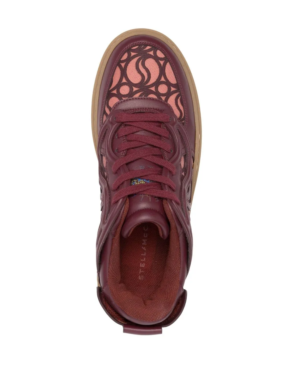 Cheap Stella McCartney panelled lace-up sneakers Women