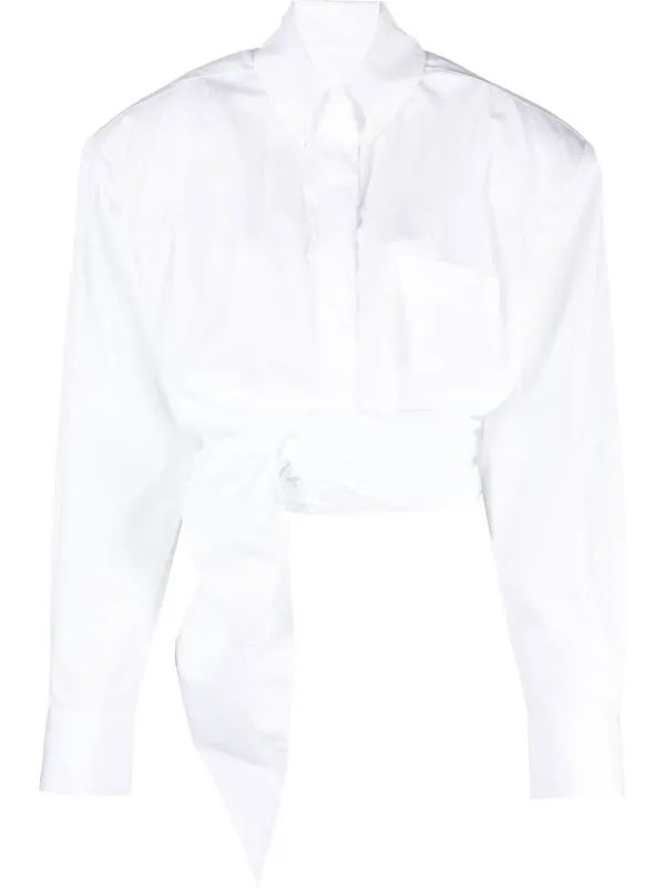 Alexandre Vauthier Ruched button-up 