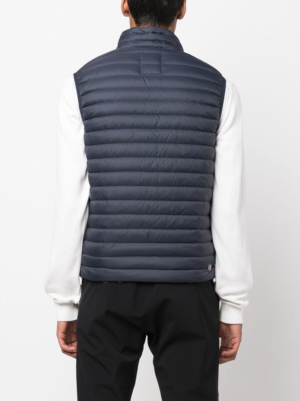 Shop Colmar Logo-patch Quilted Gilet In Blue