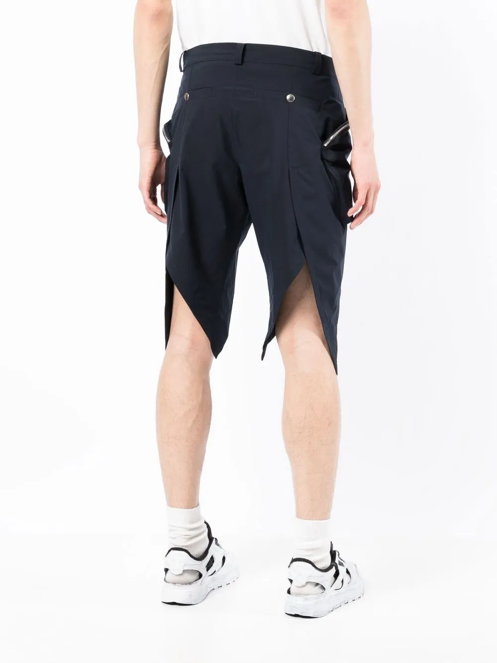 Kiko Kostadinov Torino Asymmetric Shorts - Farfetch