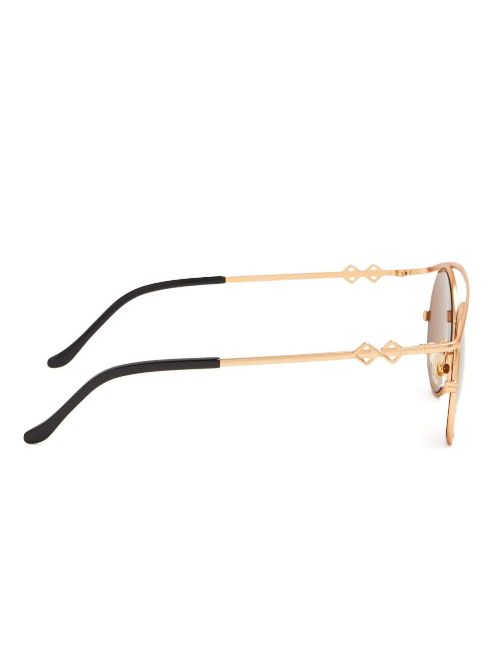 Karen Wazen Retro XL sunglasses - Bruin
