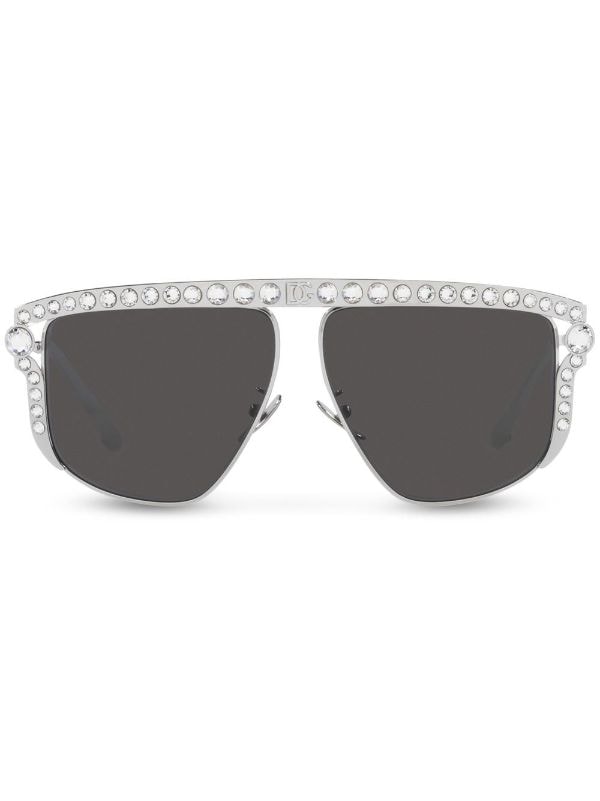 gucci embellished pilot aviators