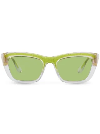 Dolce and gabbana green sunglasses on sale