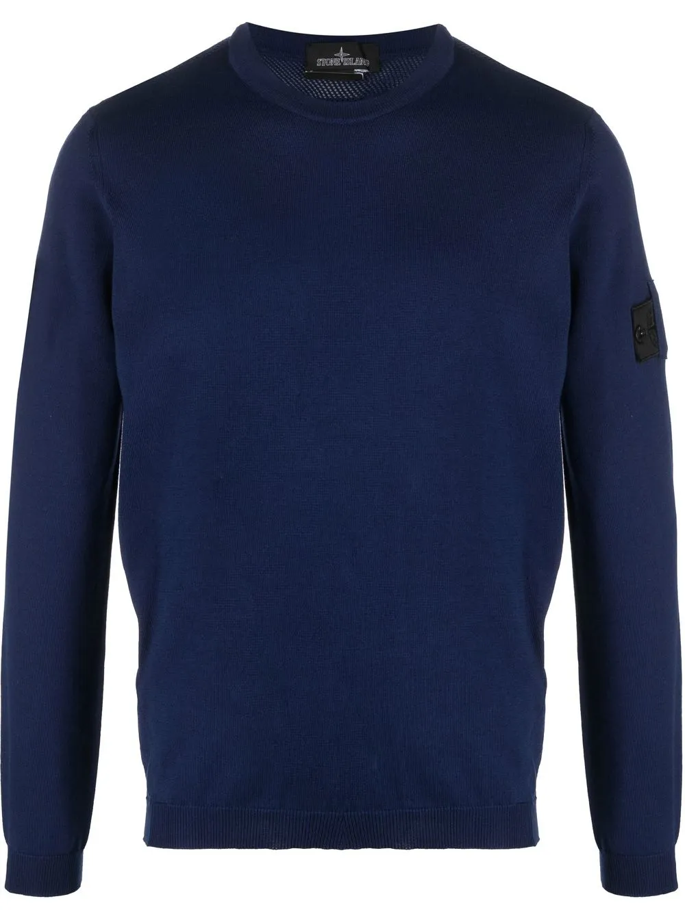 

Stone Island Shadow Project suéter con parche del logo - Azul