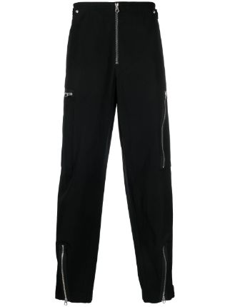 Jil Sander straight-leg zip-detail Trousers - Farfetch