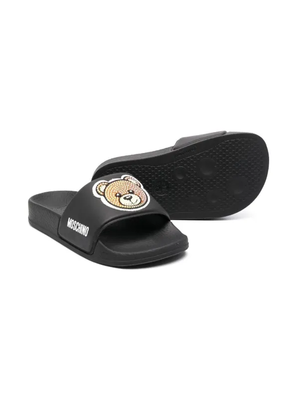 moschino pool sliders