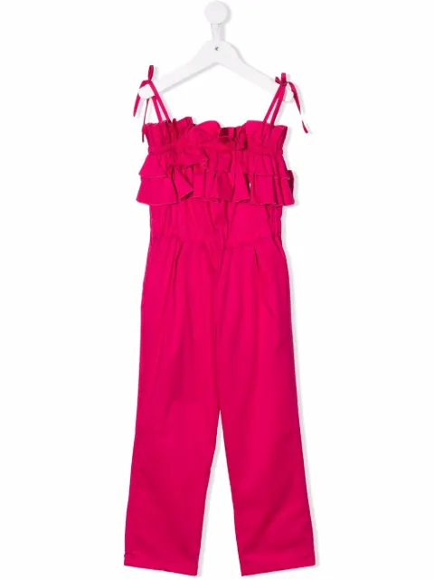 Msgm Kids جمبسوت بقصة مستقيمة وكرانيش