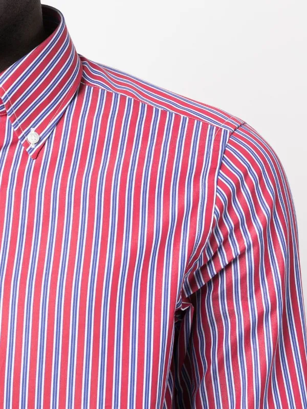 Canali Striped button-down Shirt - Farfetch