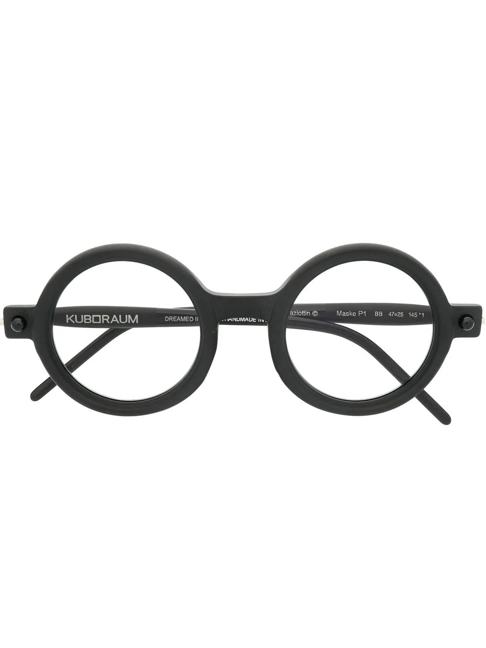 

Kuboraum lentes P1 con armazón redonda - Negro