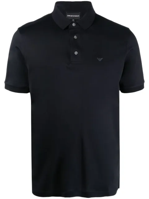 Emporio Armani polo à logo imprimé 
