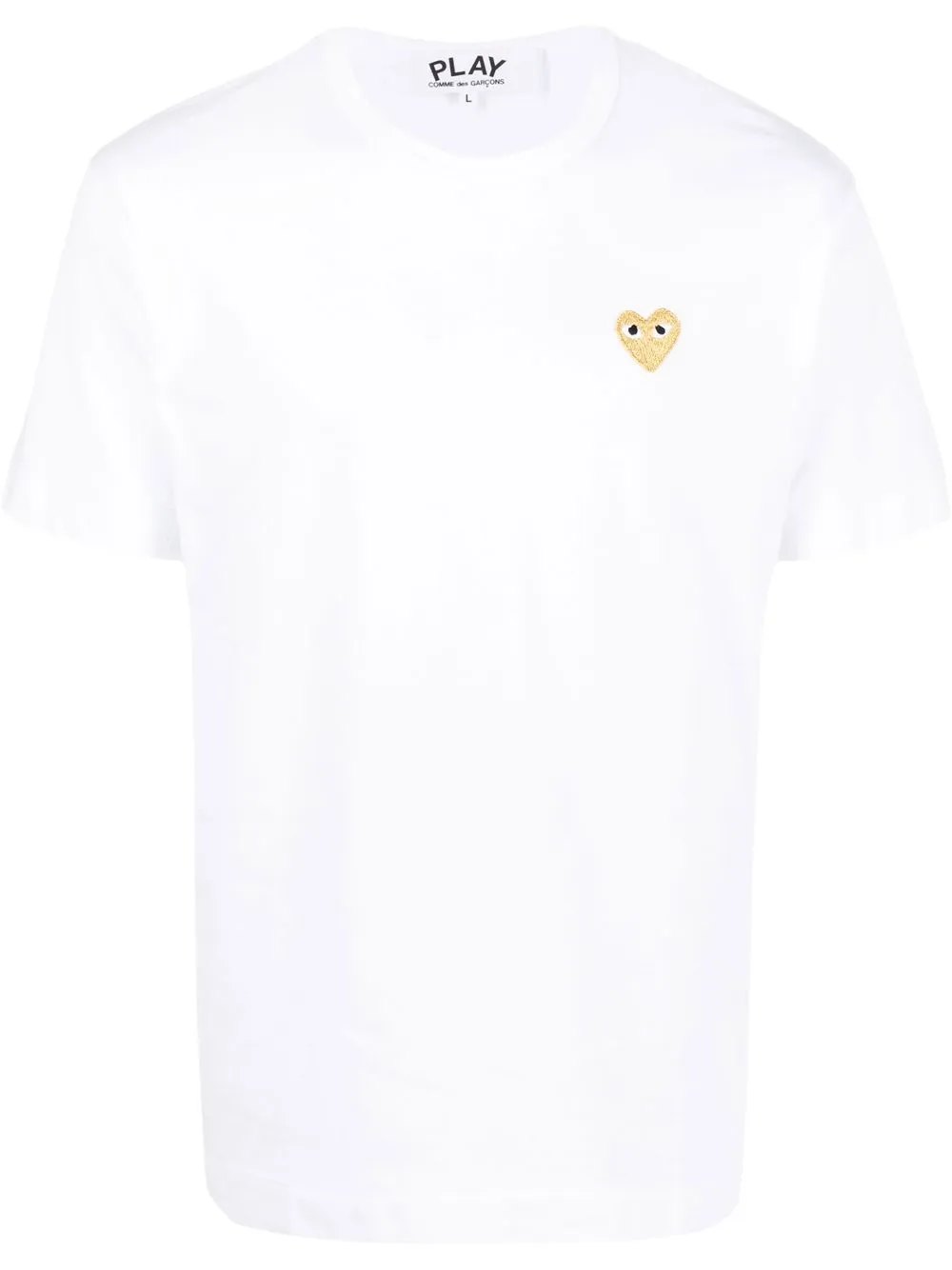 

Comme Des Garçons Play playera con parche de corazón - Blanco