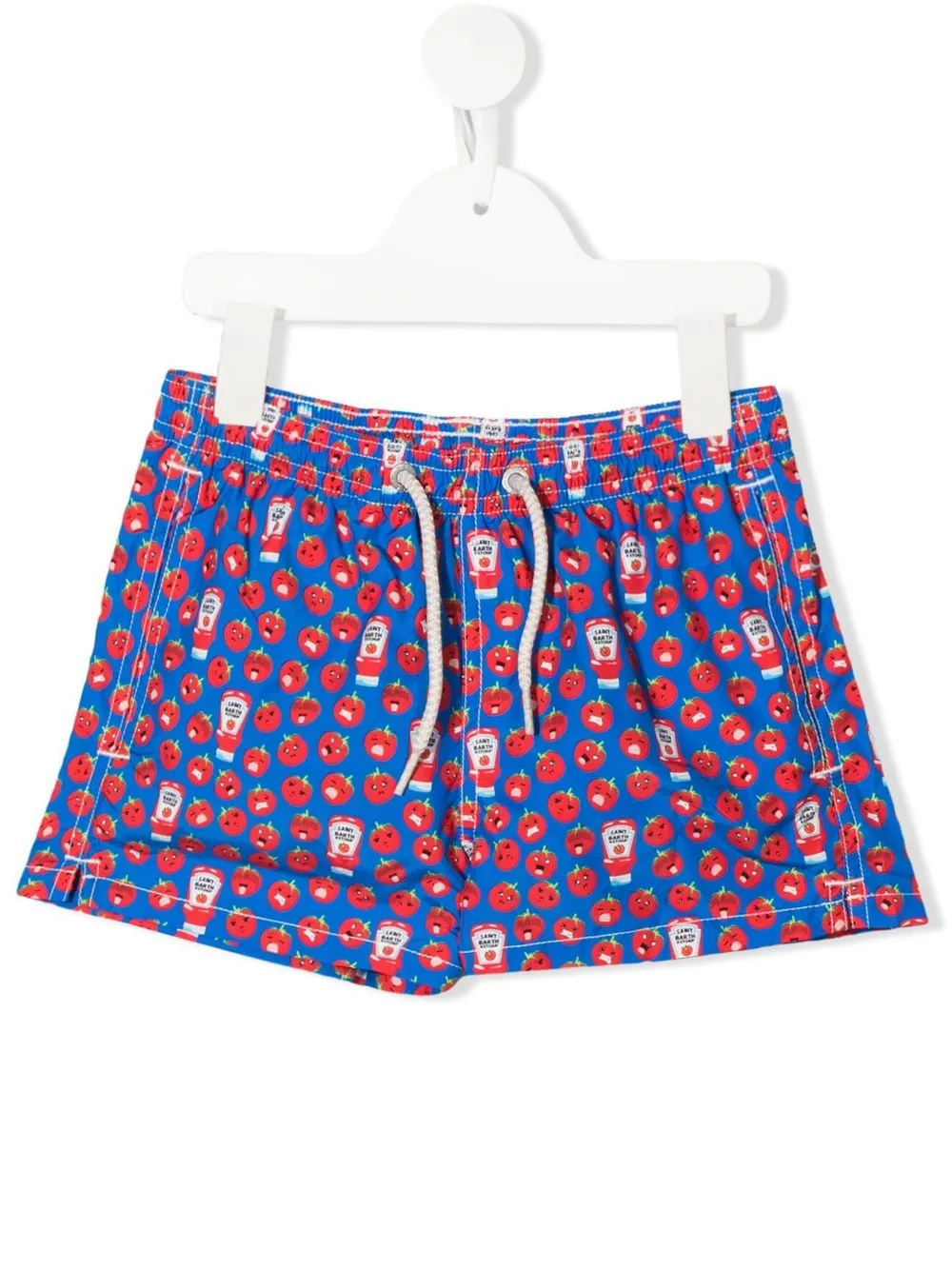 

MC2 Saint Barth Kids graphic print swim trunks - Blue