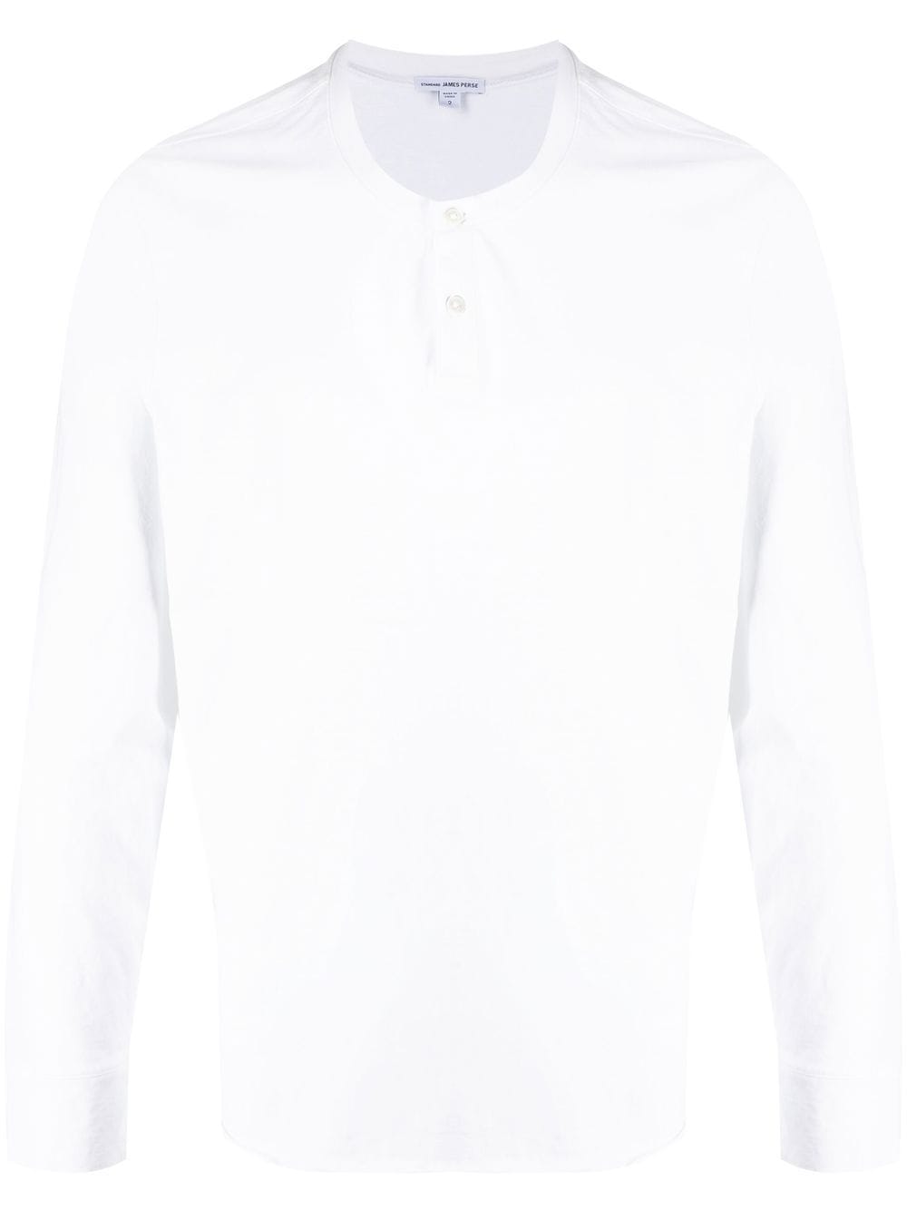 James Perse Long-sleeve Fitted Top In White | ModeSens