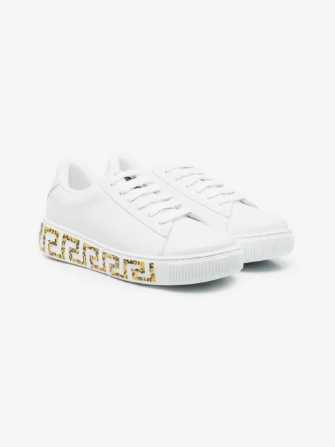 Versace Kids Barocco Greca low-top sneakers