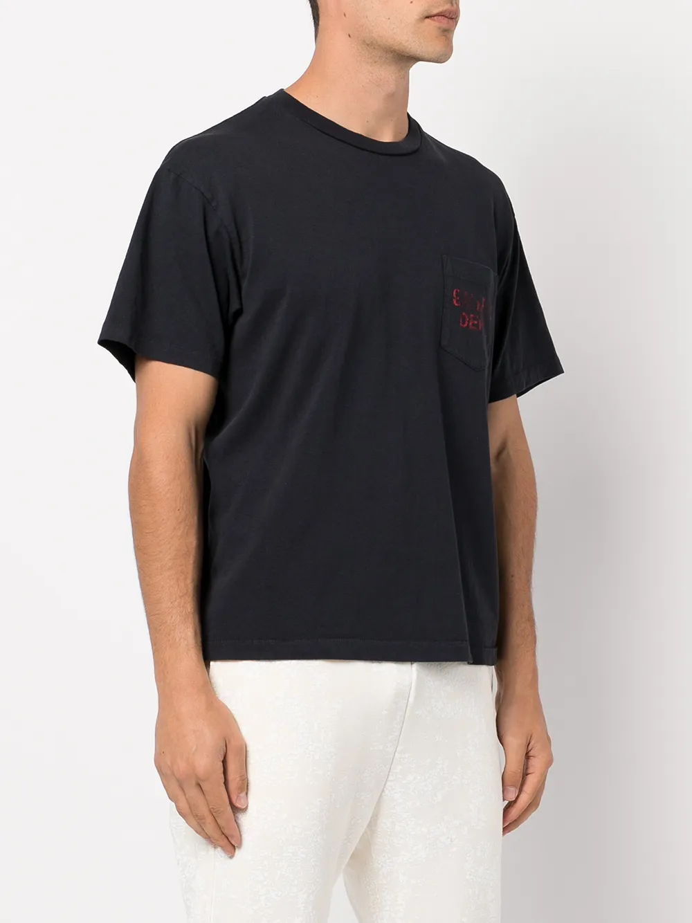  Gallery Dept. T Shirt Mit Brusttasche   Schwarz 
