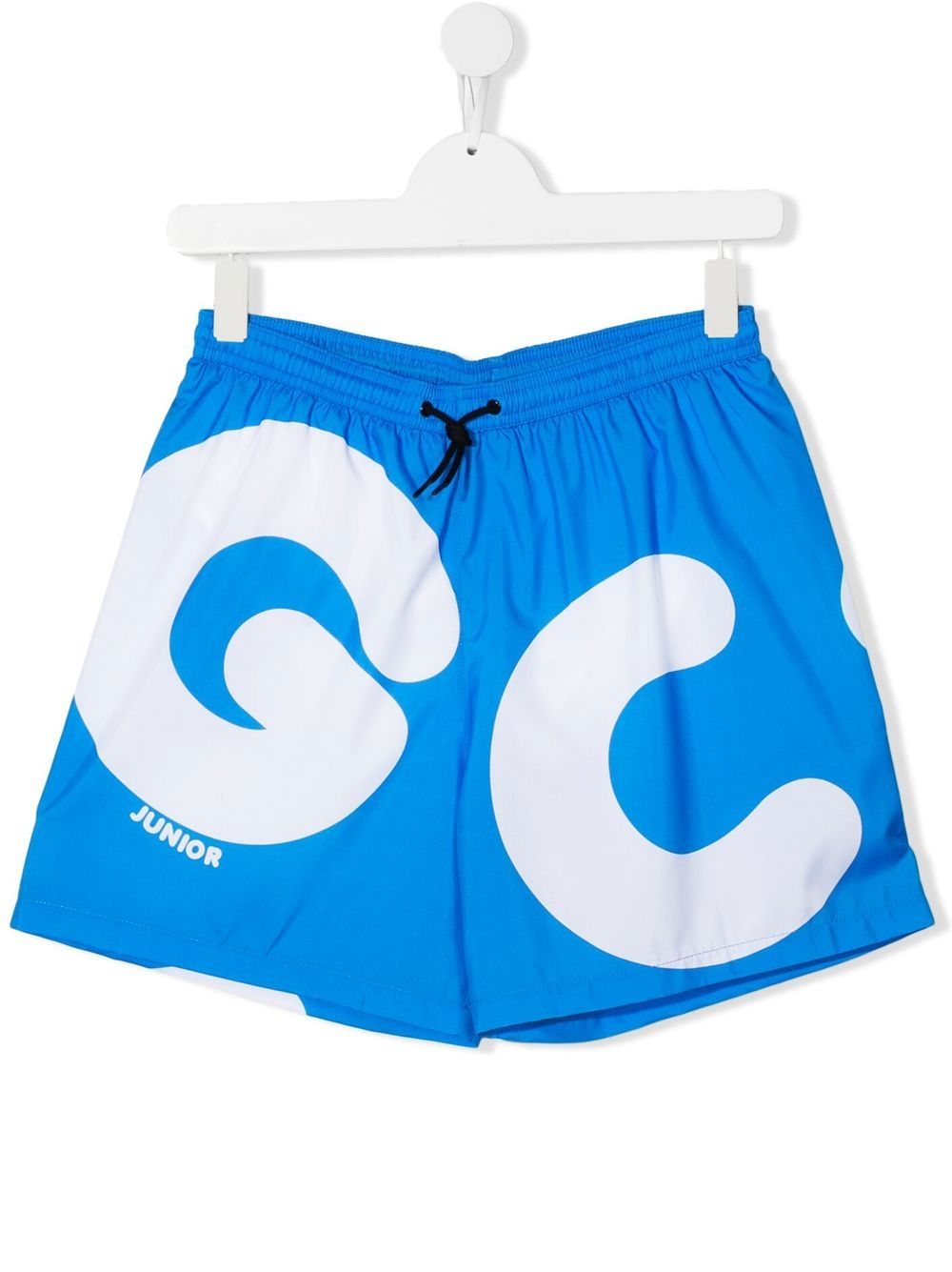 Gcds Kids TEEN logo-print swim shorts - Blue