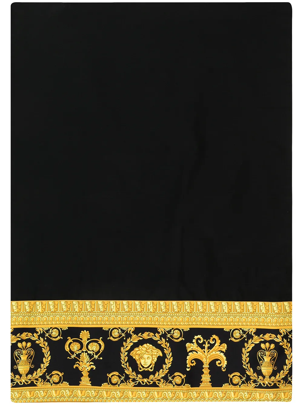 Versace I Love Baroque Pillow Cases (set Of Two) In 黑色