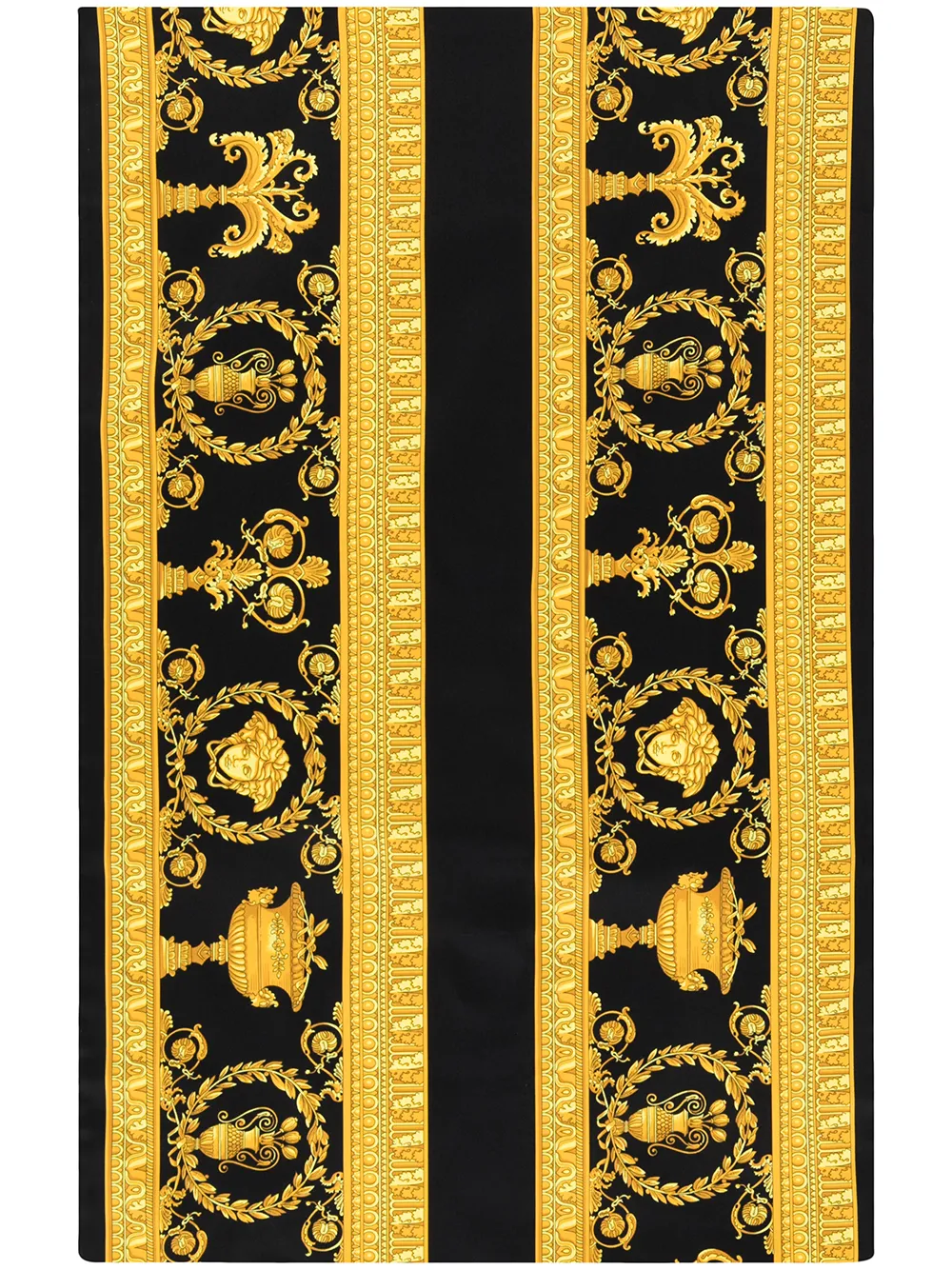 Versace I Love Baroque Pillow Cases (set Of Two) In 黑色