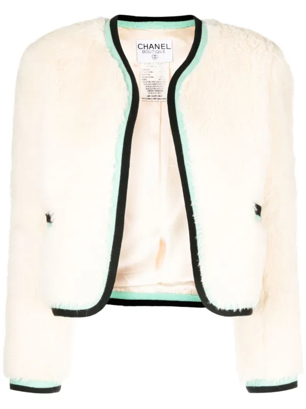 CHANEL Pre-Owned 1994 Collarless Open Jacket - Farfetch