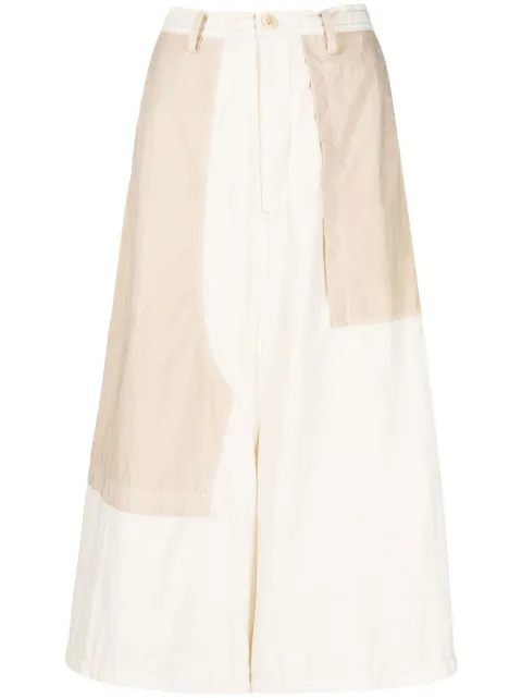 Y's drop-crotch wide-leg trousers