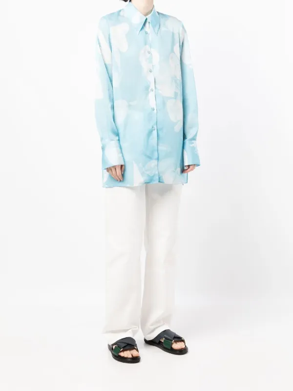 Low Classic orchid-print long-sleeve 