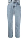 AMISH high-waist tapered jeans - Blue