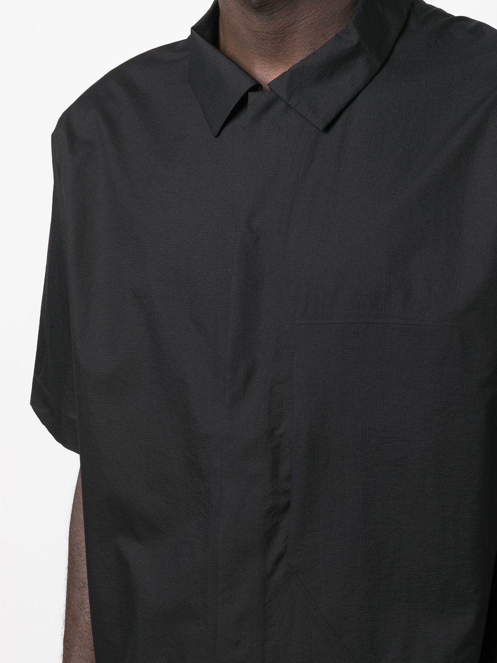 Shop Veilance Demlo Ss Shirt Jacket In Black