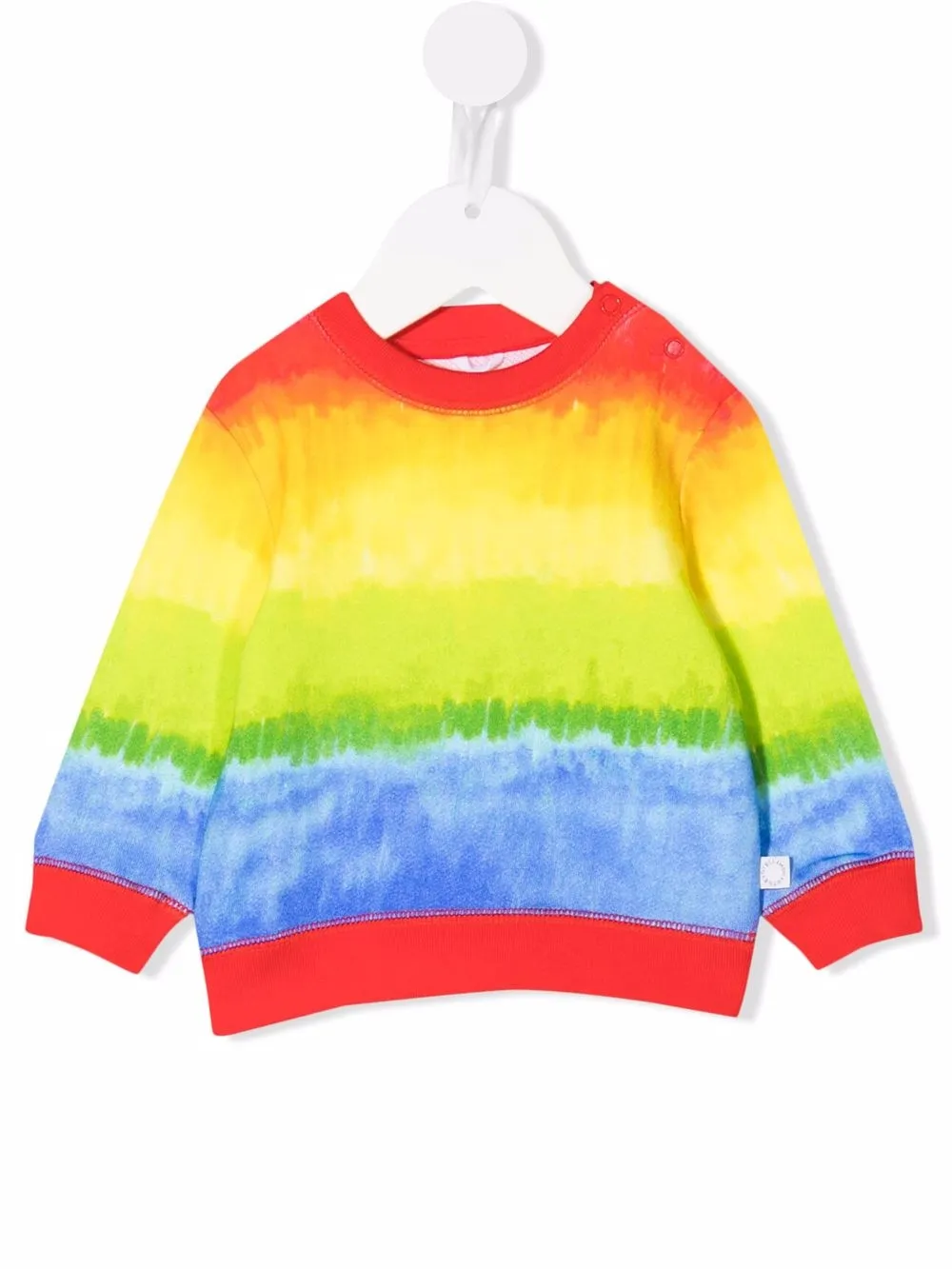 

Stella McCartney Kids sudadera con diseño color block - Rojo