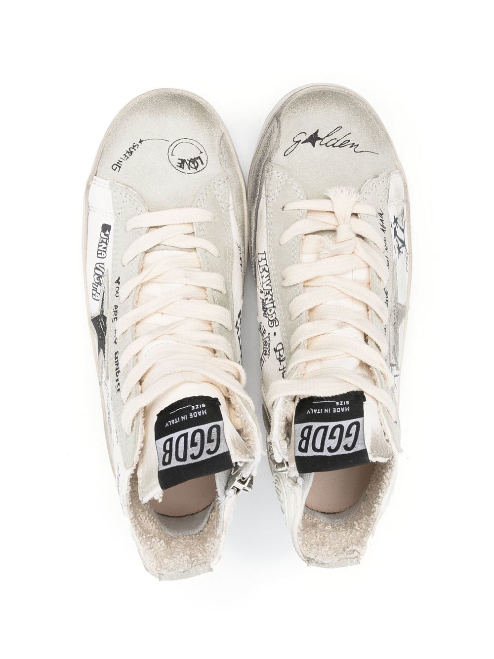 Golden Goose Kids TEEN Francy high-top Sneakers - Farfetch