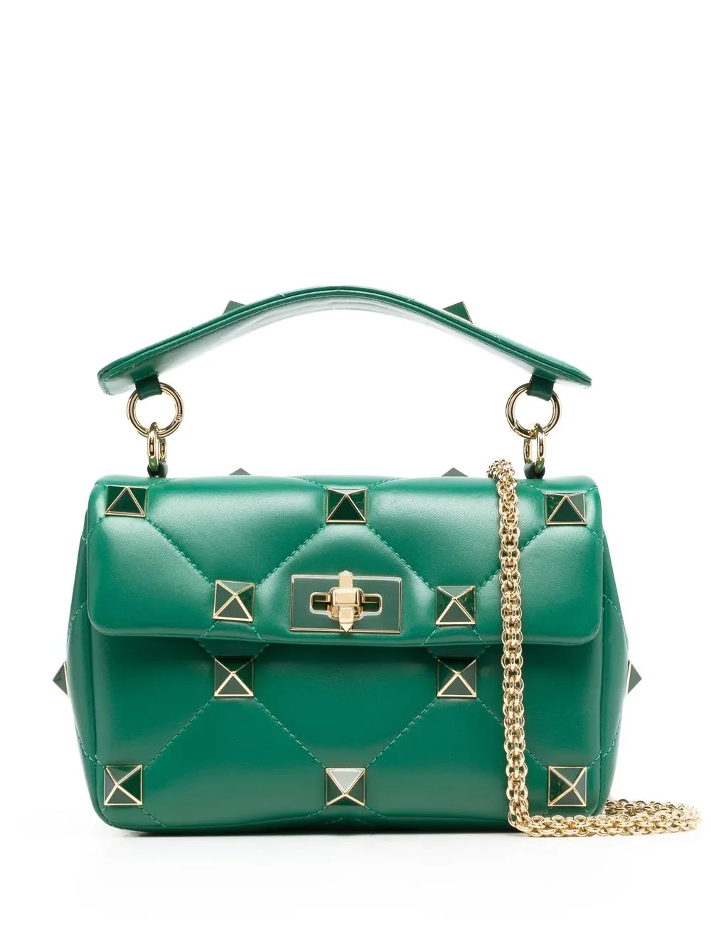 

Valentino Garavani bolsa de hombro Roman Stud - Verde
