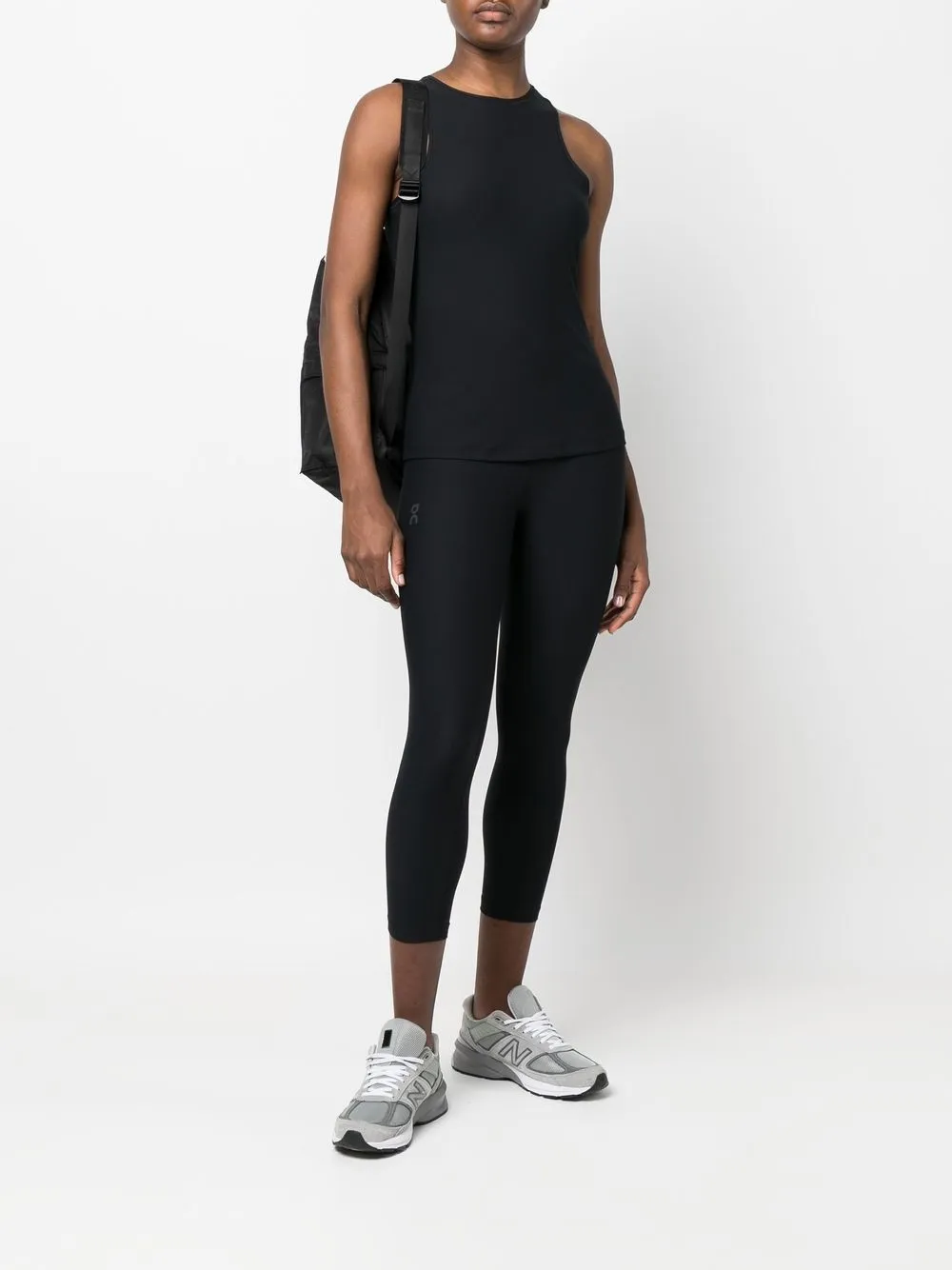 On Running Logo-print Detail Leggings In Black