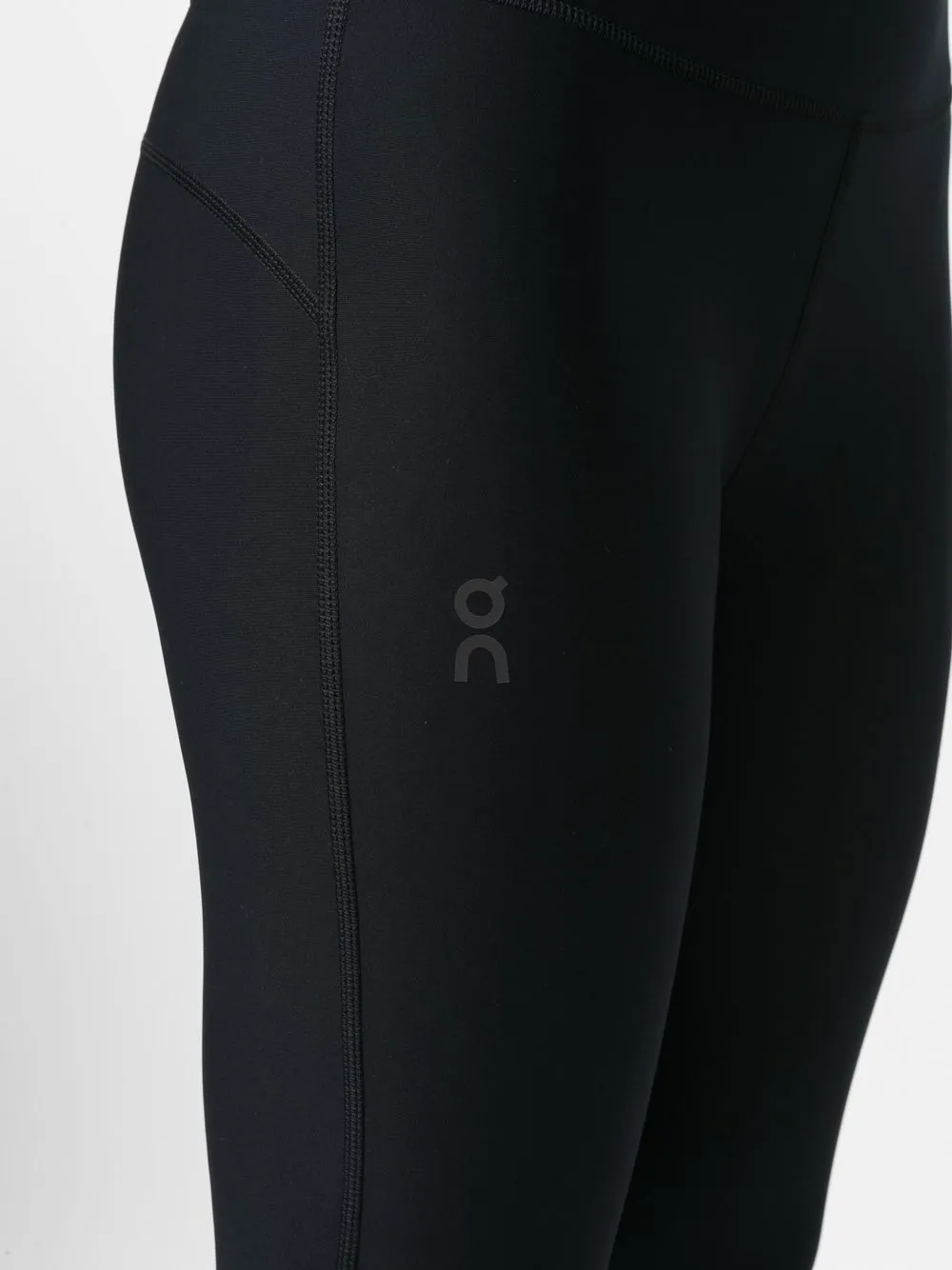 On Running Logo-print Detail Leggings In Black