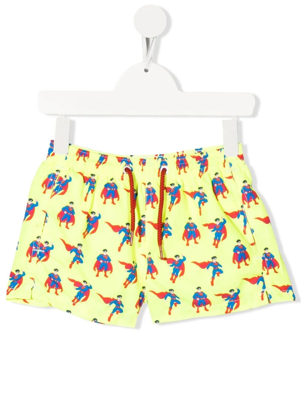 mc2 saint barth kids short de bain à imprimé graphique - jaune