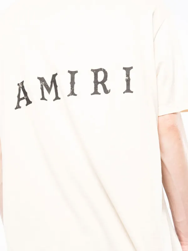 AMIRI x Zig-Zag Crackled graphic-print 