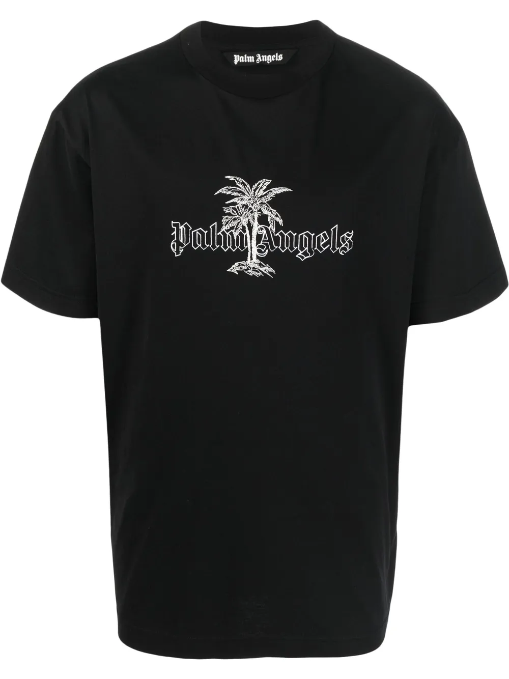 

Palm Angels playera con logo estampado - Negro