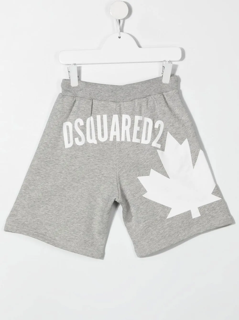 Dsquared2 Rear Logo-print Detail Shorts In Grey