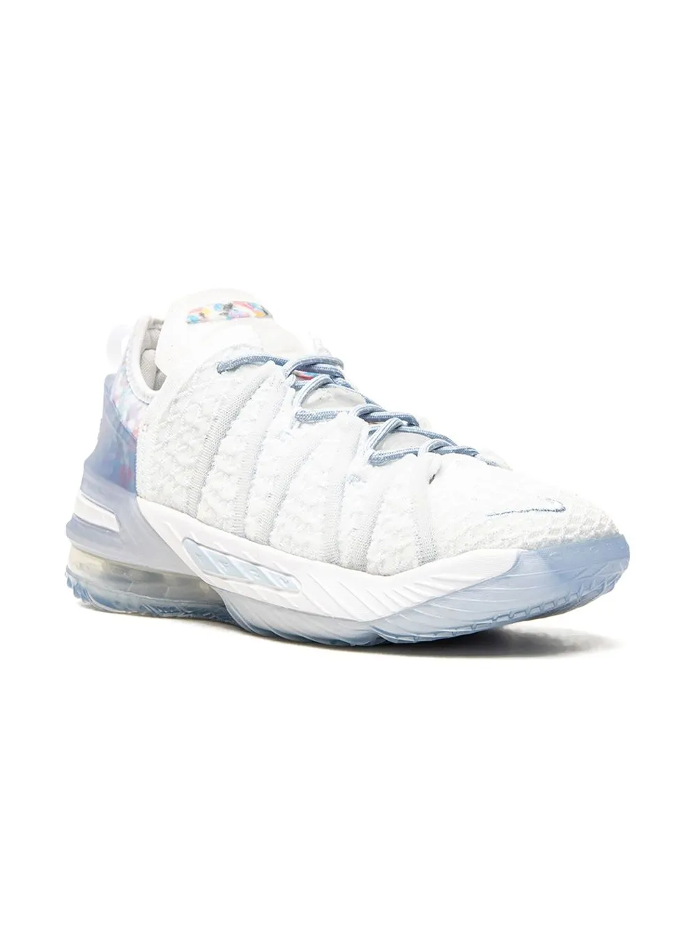 

Nike Kids tenis altos LeBron 18 - Blanco