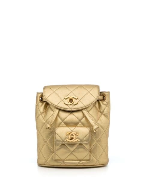 CHANEL Pre-Owned 1992 Duma diamond-quilted backpack