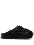 YUME YUME petal textured sliders - Black