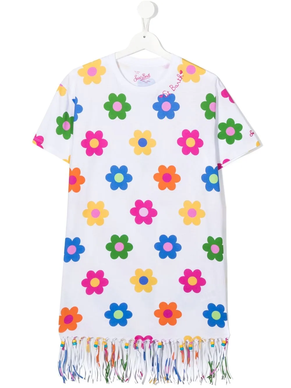 

MC2 Saint Barth Kids vestido Abbey con estampado floral - Blanco