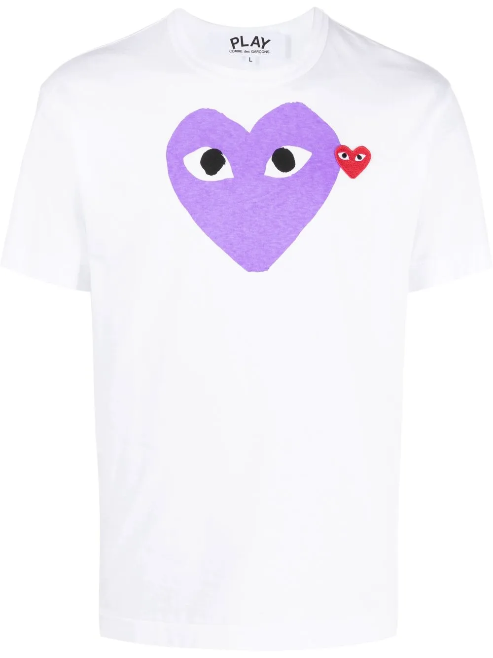 

Comme Des Garçons Play heart-print cotton T-Shirt - White