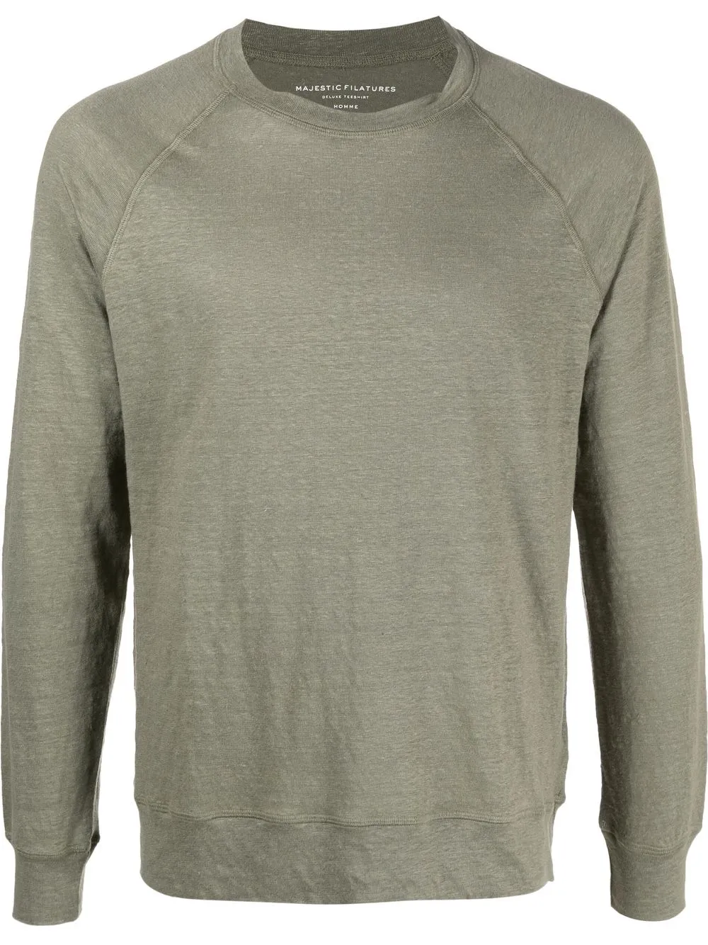 

Majestic Filatures mélange-effect fitted sweatshirt - Green