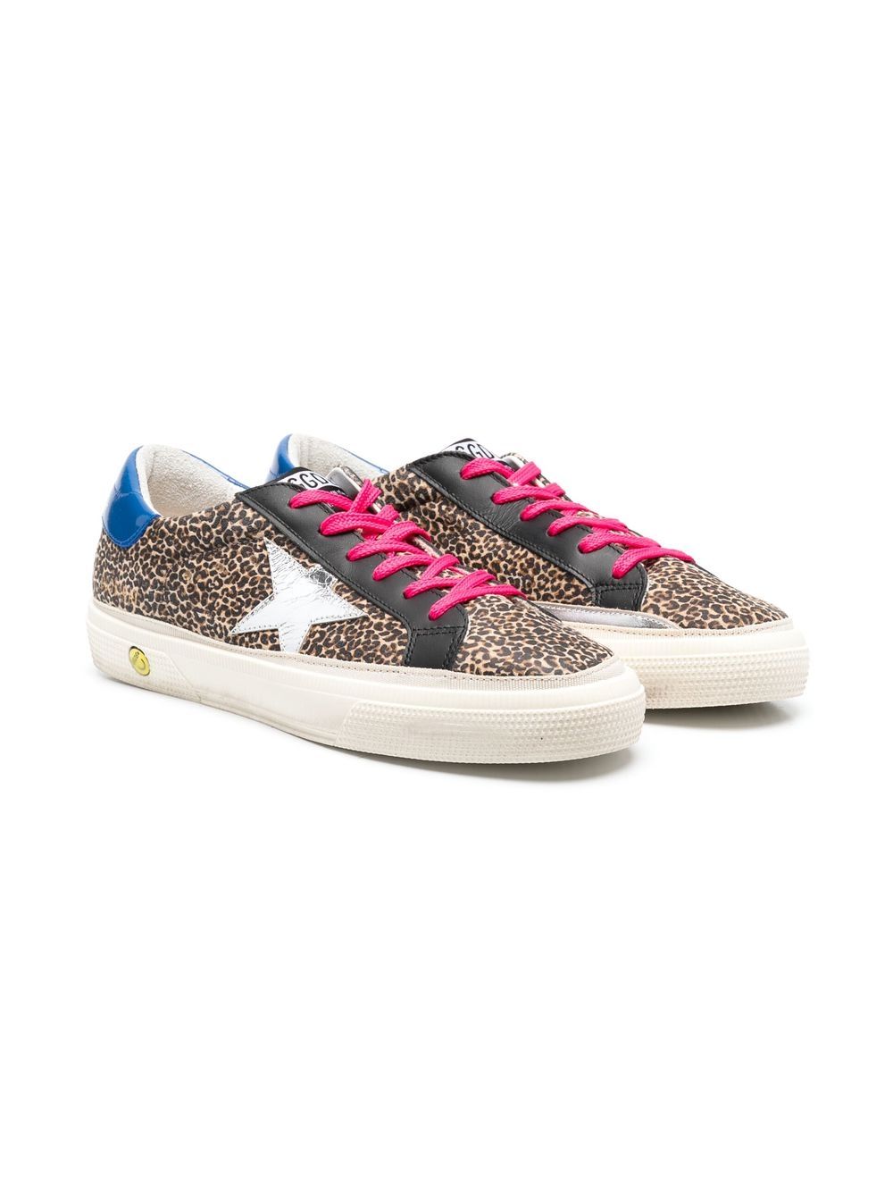 

Golden Goose Kids tenis Super-Star - Neutro