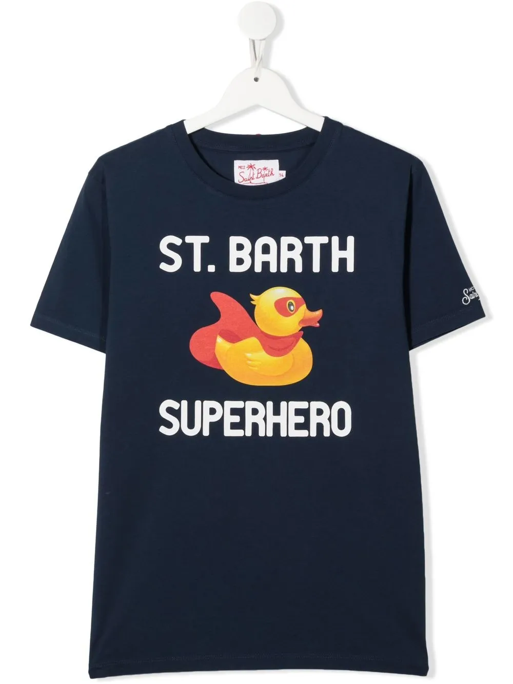 Mc2 Saint Barth Kids' Snoopy Moto Print T-shirt In Blue