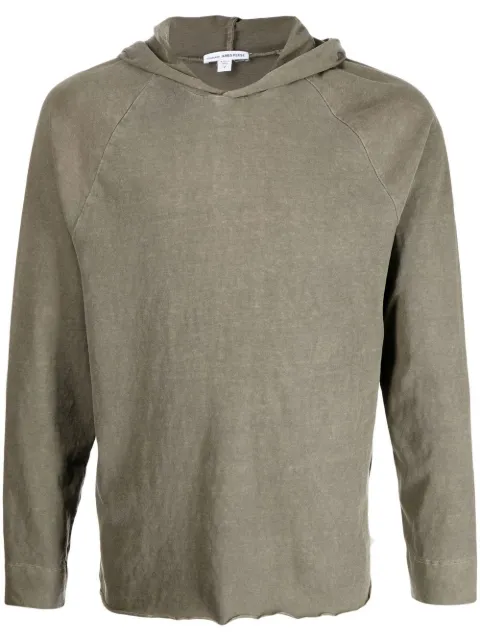 James Perse raw-cut raglan-sleeve 